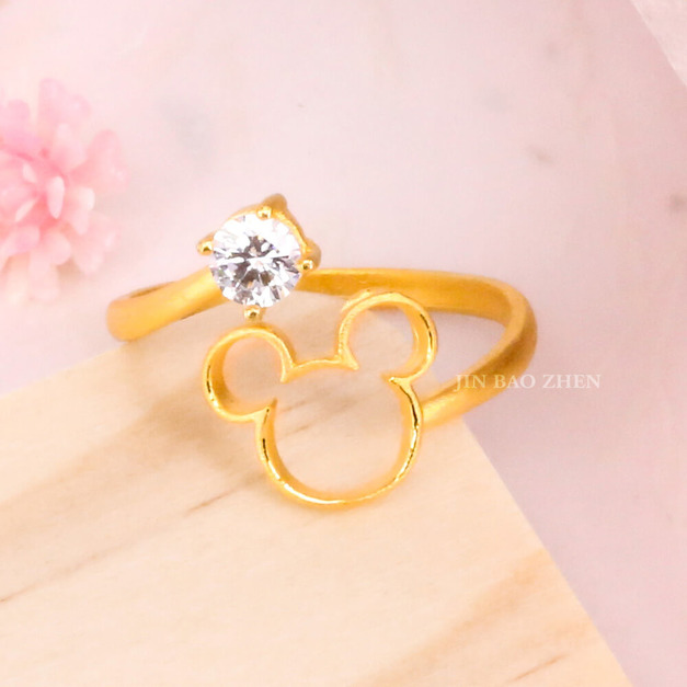 耀眼米奇-黃金戒指