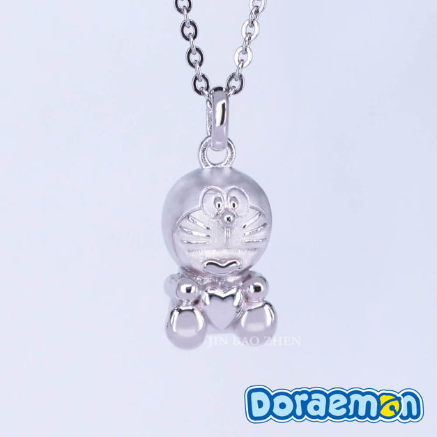 哆啦a夢Doraemon-甜心蜜意-銀飾墜子
