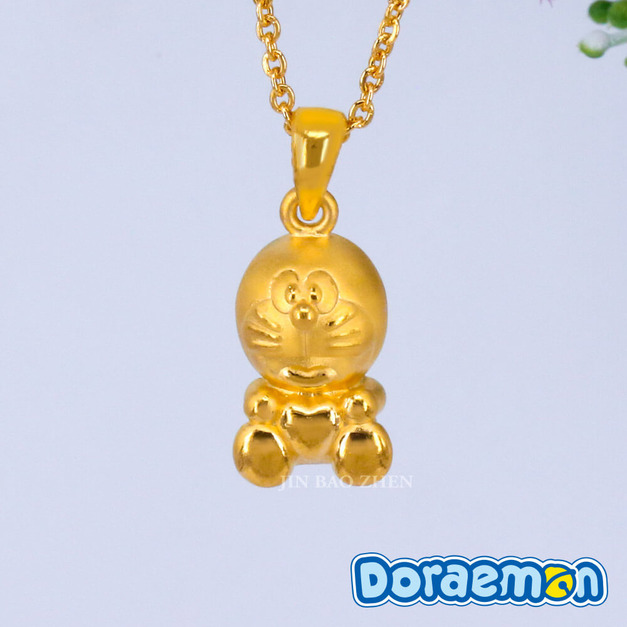 哆啦a夢Doraemon-甜心蜜意-黃金墜子