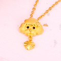 甜心貴賓-黃金墜子