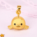 TSUM TSUM造型黃金墜子-小比目魚款_1