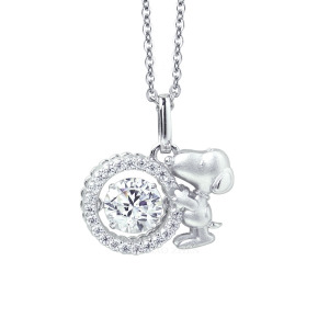 史努比SNOOPY-幸運之日-純銀項鍊(三色可選)