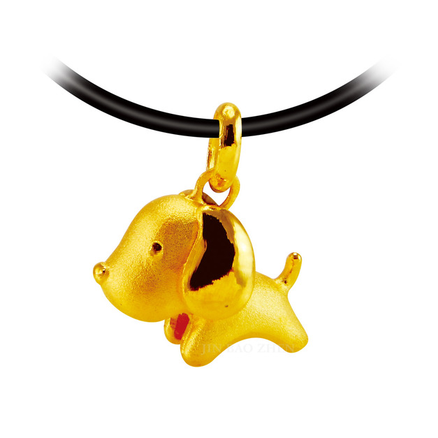 忠心狗-黃金墜子