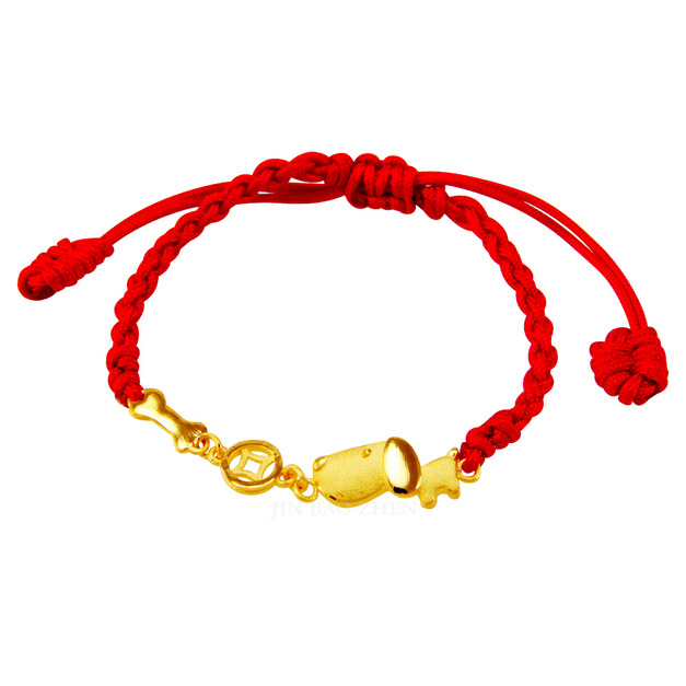 財氣狗-編織黃金手鍊(小孩版)