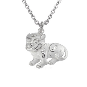 祈安金虎爺-銀飾墜子(大)