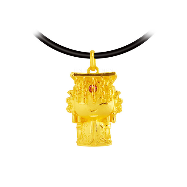 賜福媽祖-黃金墜子(小)