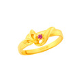 喜緣狐-黃金戒指-狐狸造型戒指