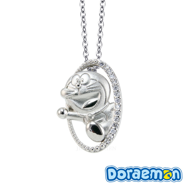 哆啦a夢Doraemon-閃耀哆啦-純銀項鍊