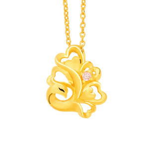 錦繡呈祥-黃金項鍊