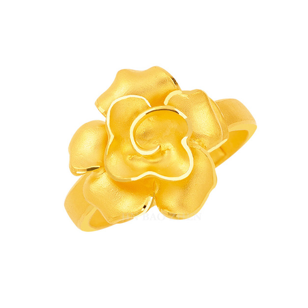 珍愛花語-黃金戒指