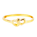 寵愛甜心-愛心黃金戒指
