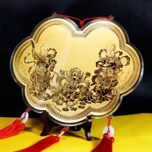 關聖帝君/關公神明金牌(超大)28公分(0.20錢)