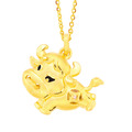 有犇頭-黃金墜子-生肖牛