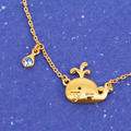 鯨奇一夏-鯨魚黃金項鍊_1