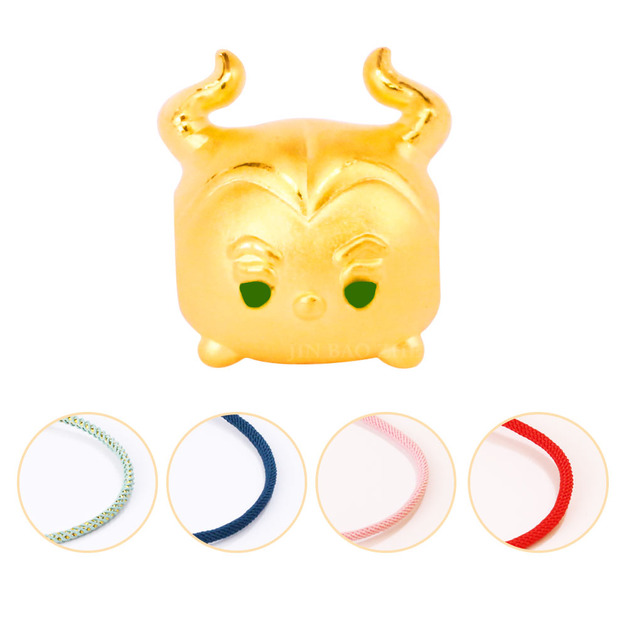 TSUM TSUM造型黃金手鍊-黑魔女款