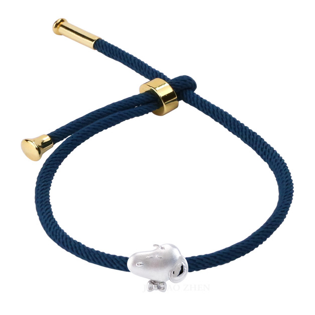 史努比SNOOPY-優雅紳士-單顆純銀串珠