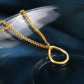 微醺雨夜-水滴黃金項鍊_2