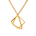 最初的夢想-幾何黃金項鍊