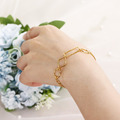 春日初綻-幾何造型黃金手鍊-日好_1