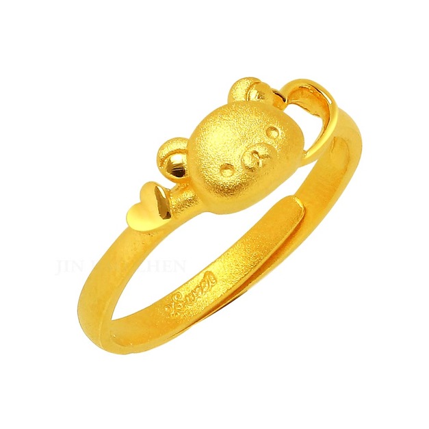 悠閒時光-拉拉熊黃金戒指-Rilakkuma