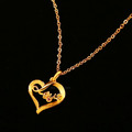 記得愛-愛心黃金墜子_2