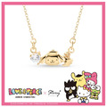 Pompompurin布丁狗純銀項鍊-Love&Peace系列