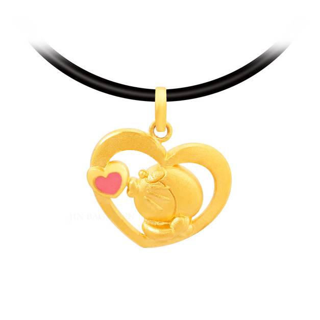 啾一下-哆啦a夢黃金墜子-Doraemon