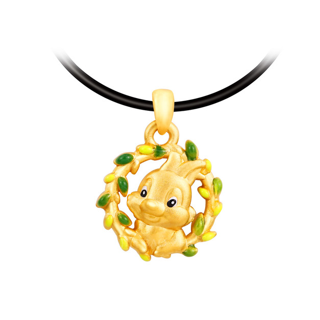 綠意桑普兔墜-小鹿斑比