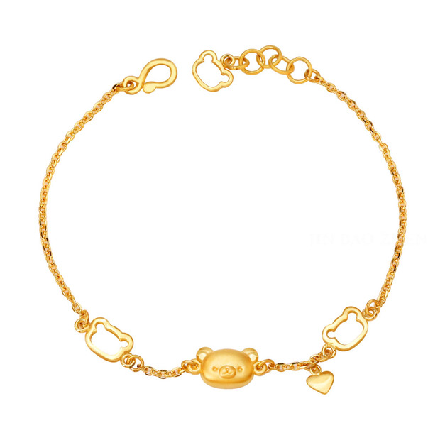 悠悠時光-拉拉熊黃金手鍊-Rilakkuma