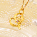 心跳-愛心黃金墜子_2