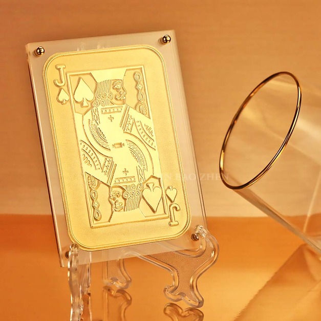倒掛金鉤黃金撲克牌-黑桃J/黑桃11