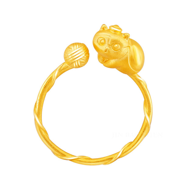 開心阿瑪戒指-黃阿瑪的後宮生活金飾