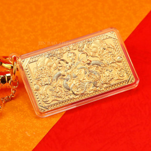 玄天上帝-黃金開運平安吊飾