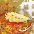 好彩頭-菜頭造型純黃金藝術擺件_2