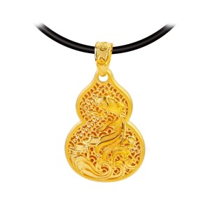 錦鯉葫蘆墜-黃金墜子