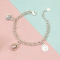 平安快樂喵-寶寶純銀手鍊