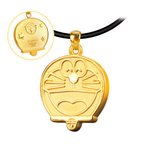 開心哆啦-哆啦a夢黃金墜子-Doraemon