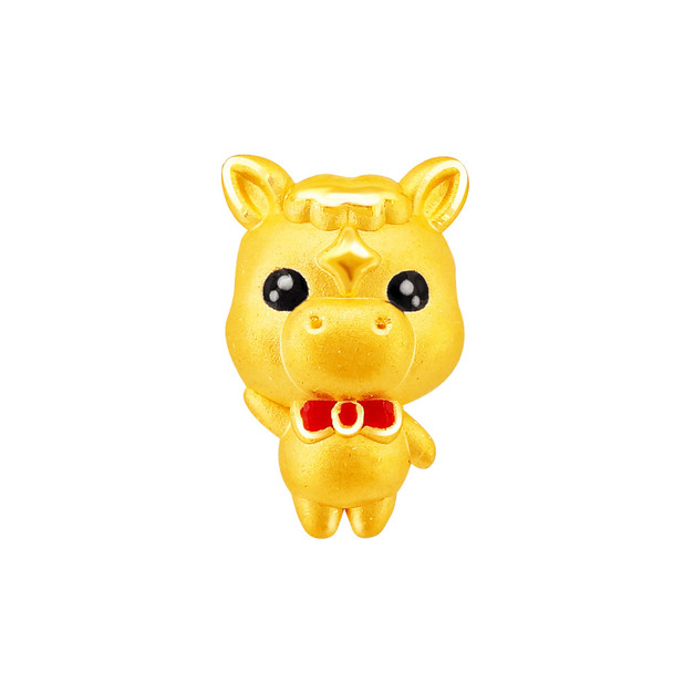 吉運福氣馬金珠-生肖馬-12生肖金飾