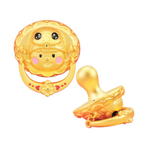 蛇寶寶奶嘴_小-彌月金飾-黃金奶嘴