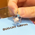 咖波純銀墜子-星星咖波-貓貓蟲咖波BugcatCapoo_1