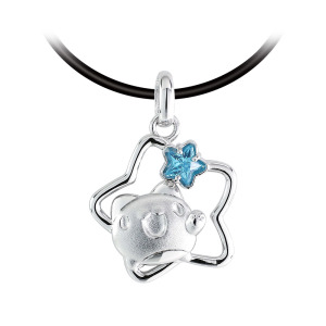 咖波純銀墜子-星星咖波-貓貓蟲咖波BugcatCapoo