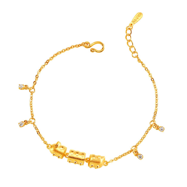 咖波金銀手鍊-長長的咖波-貓貓蟲咖波BugcatCapoo