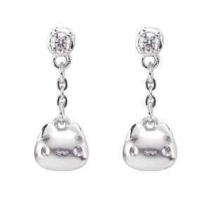 咖波純銀耳環-亮晶晶咖波-貓貓蟲咖波BugcatCapoo