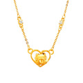咖波黃金項鍊-愛心咖波-貓貓蟲咖波BugcatCapoo