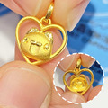 咖波黃金墜子-愛心咖波-貓貓蟲咖波BugcatCapoo_1