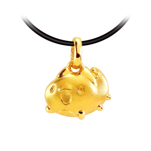 咖波黃金墜子-開心咖波-貓貓蟲咖波BugcatCapoo