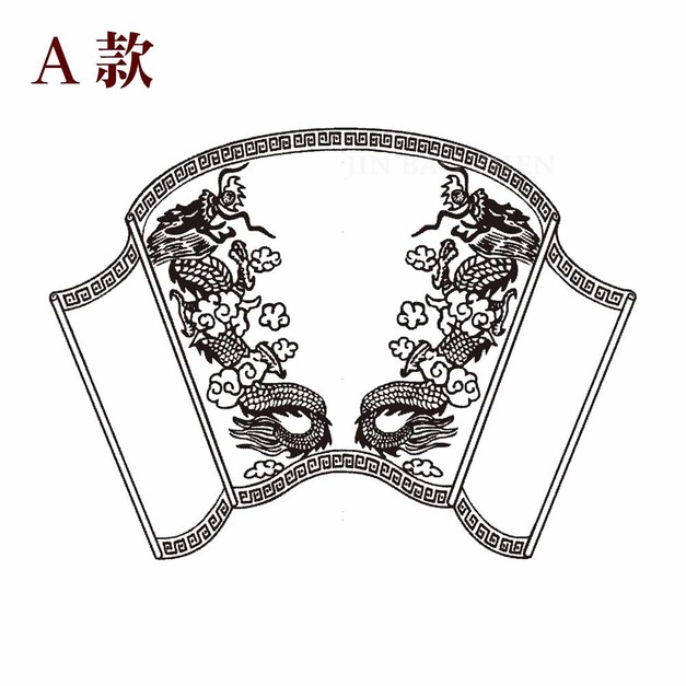 春秋雙龍/雙鳳立體浮雕神明金牌(0.20錢起)