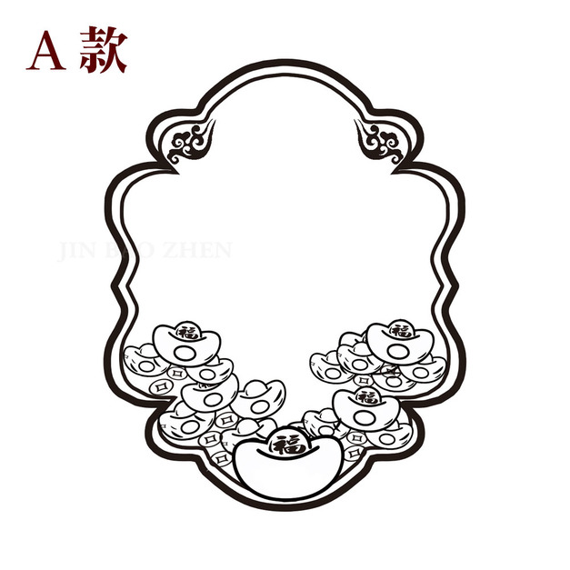 天賜金福尊榮神明帽墜-立體浮雕神明金牌(0.20錢起)