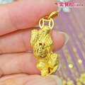 招財貔貅黃金墜子_3
