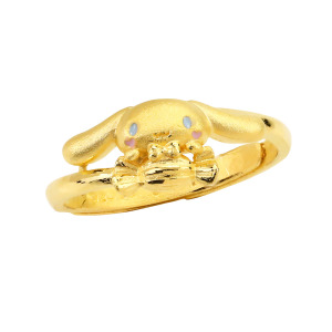 大耳狗喜拿糖果黃金戒指-三麗鷗